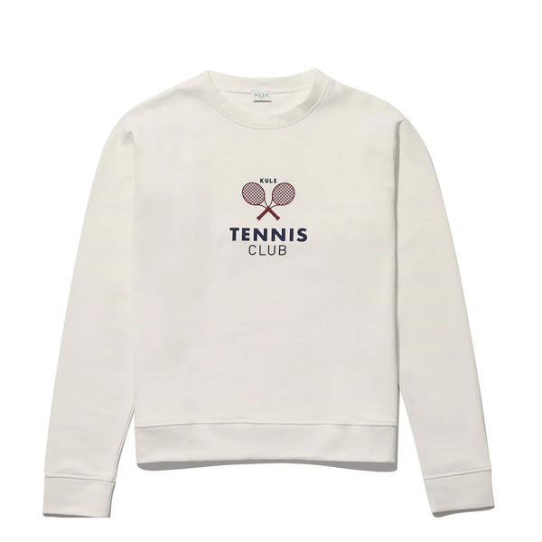 Kule Tennis Cotton white sweatshirt, women