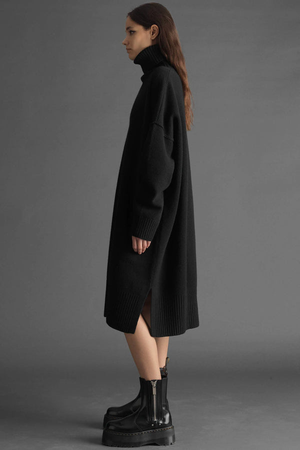 Hope Amazon wool oversized Dress, Black, Women