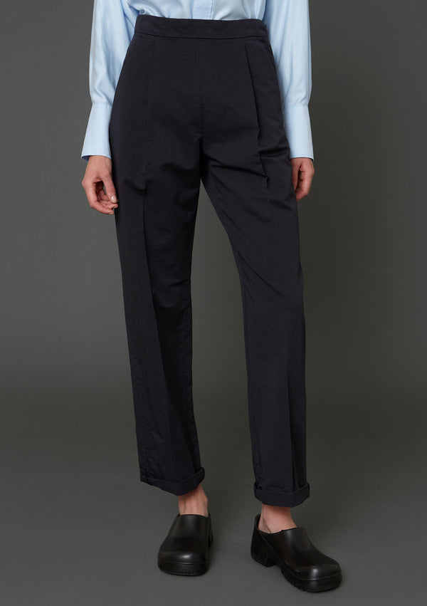 Hope Double Trousers - Faded Black - Cotton - Women
