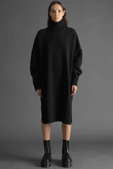 Hope Amazon wool oversized Dress, Black, Women