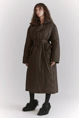 Hope Padded Mighty Coat, dark brown, women