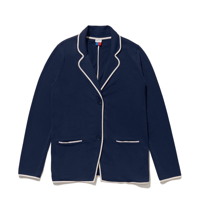 Kule Navy cotton blazer, Women