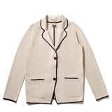 Kule Cream Cotton Blazer, Women