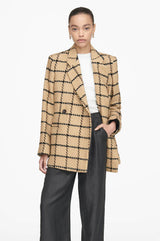 Anine Bing Kaia wool Blend Blazer, camel, women