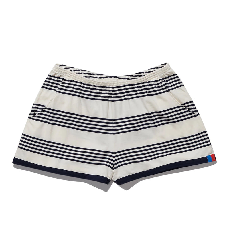 Kule striped Tennis Cotton Shorts, women