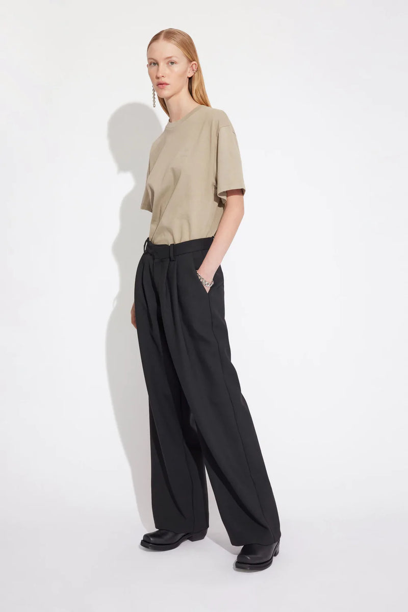 Won Hundred wide legged black Camille Trousers, women