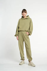 Nomi drawstring hoodie - Pale Green