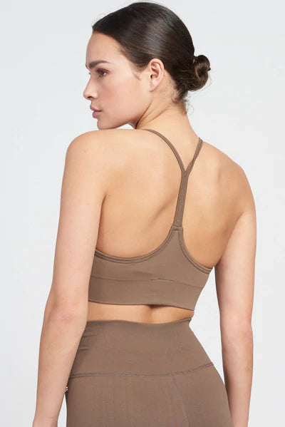 Jayne soft bra - Burnt Olive