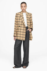 Anine Bing Kaia wool Blend Blazer, camel, women