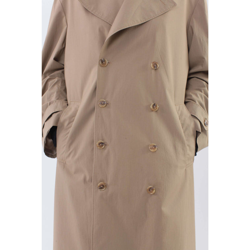 Hope - Oversized Trench Coat, Cotton, Beige, Women