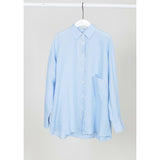 Hope - Oversized Linen shirt, Blue, Women