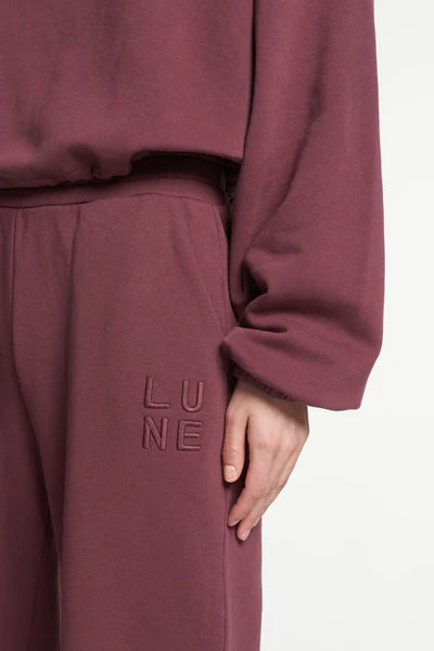 Nomi drawstring hoodie - Plum