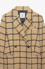 Anine Bing Kaia wool Blend Blazer, camel, women