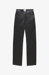 Anine Bing vegan leather black pants