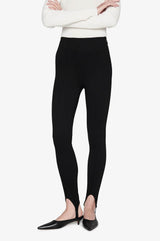 Anine Bing stirrup black trousers