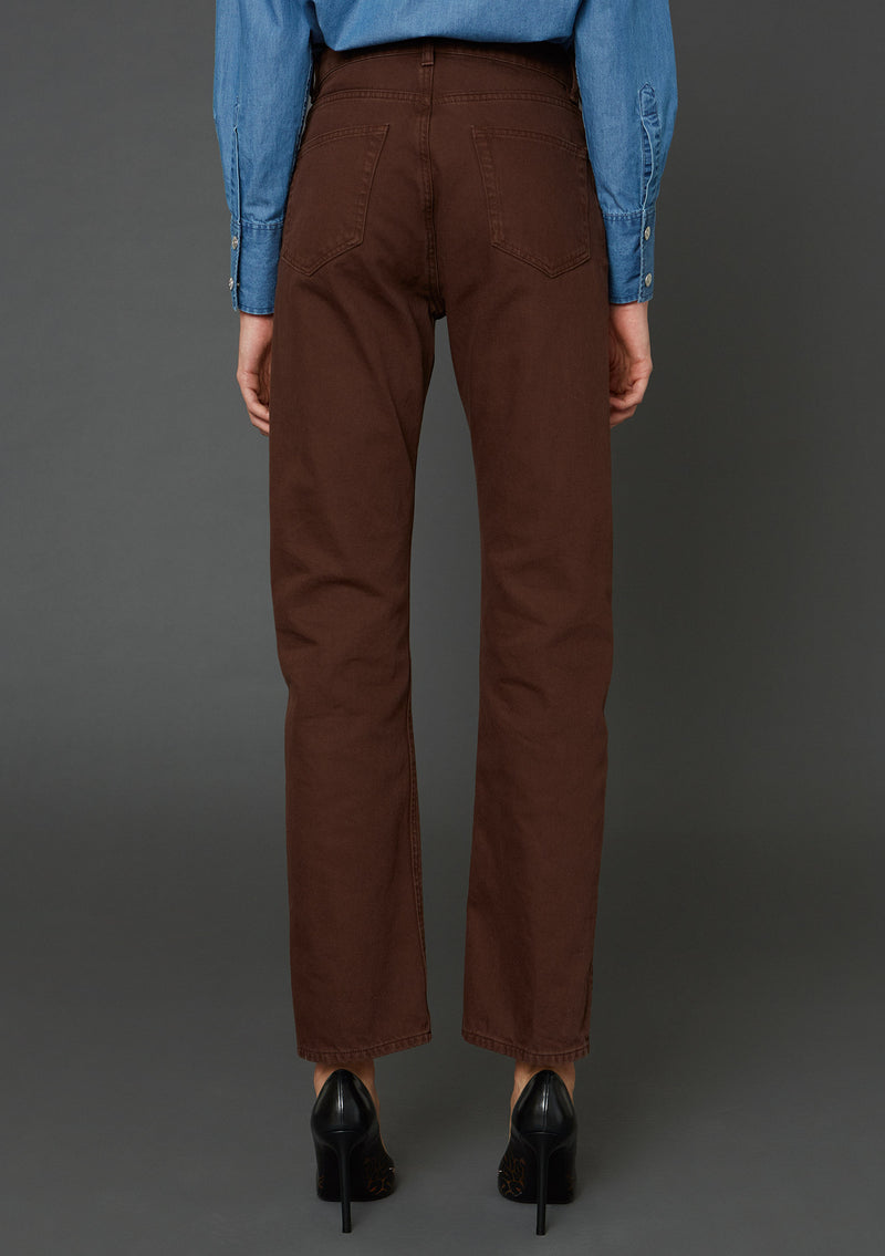 Brown Carpenter Jeans In Relaxed Fit | Jaded London