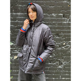 Kule The Cortina Black Puffer Jacket with Hood Women