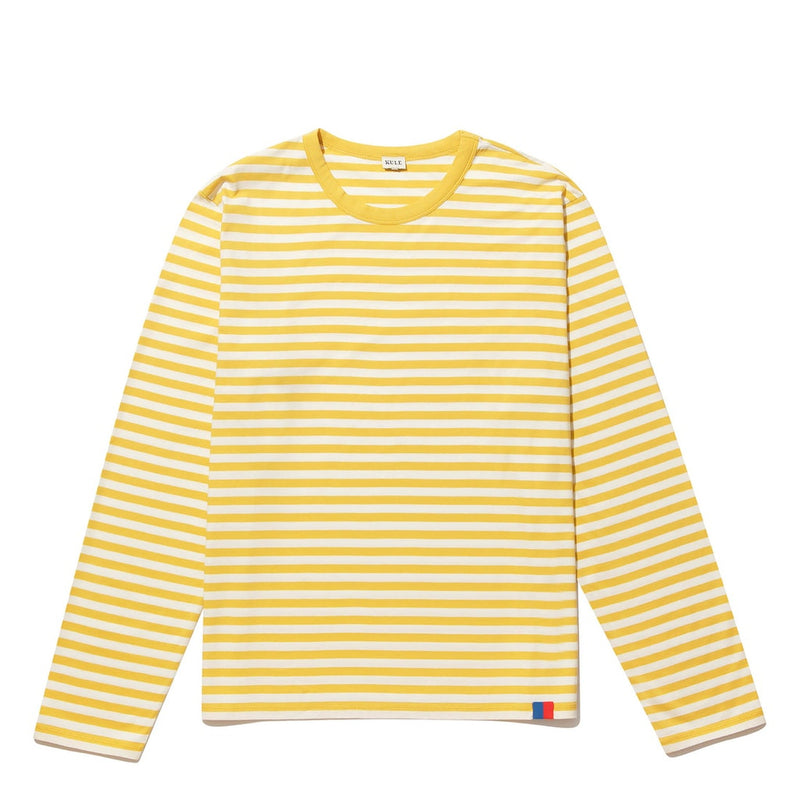 Kule Yellow White Striped Longsleeved top Men