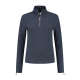 Lune Active, zipper Longsleeve, Women, Blue