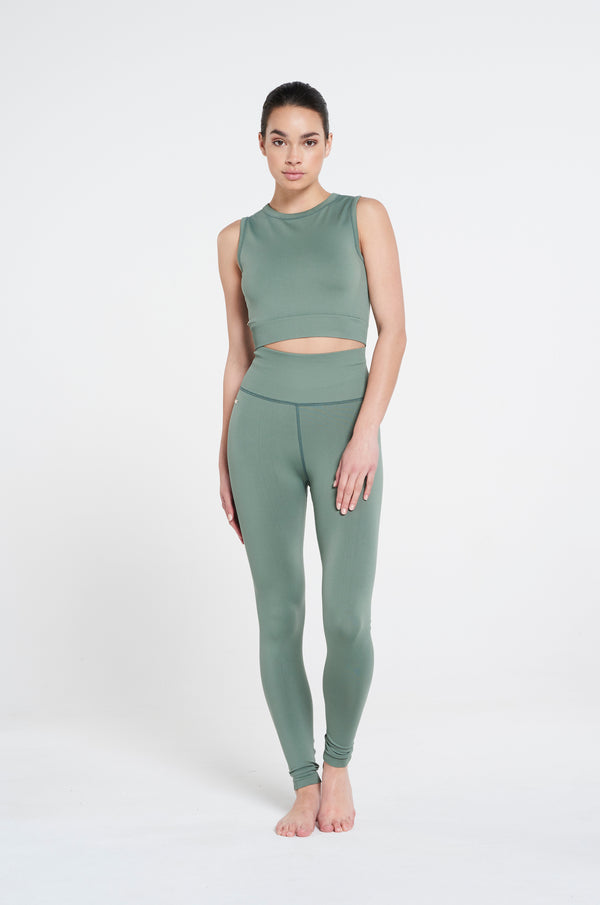 Lune Active Loungewear Sport Olive Leggings