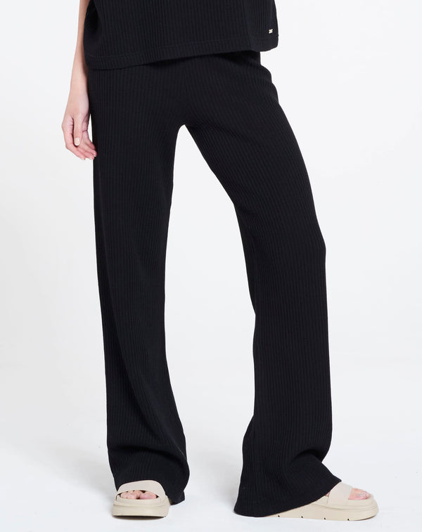 Lune Active Cotton loungewear flare pants Black Women