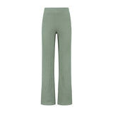 Lune Active, Cotton loungewear flare pants, Green, Women