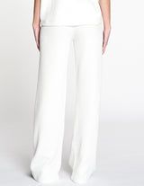 Lune Active Cotton loungewear flare pants White Women