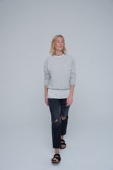 ReDone crewneck Women's Grey Sweatshirt