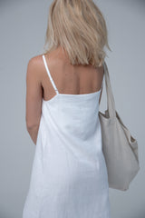 The Sept White Linen Dress