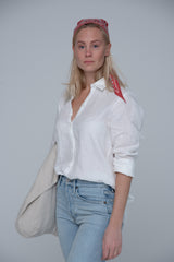 The Sept white linen long Women's shirt