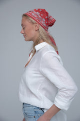 The Sept white linen long Women's shirt