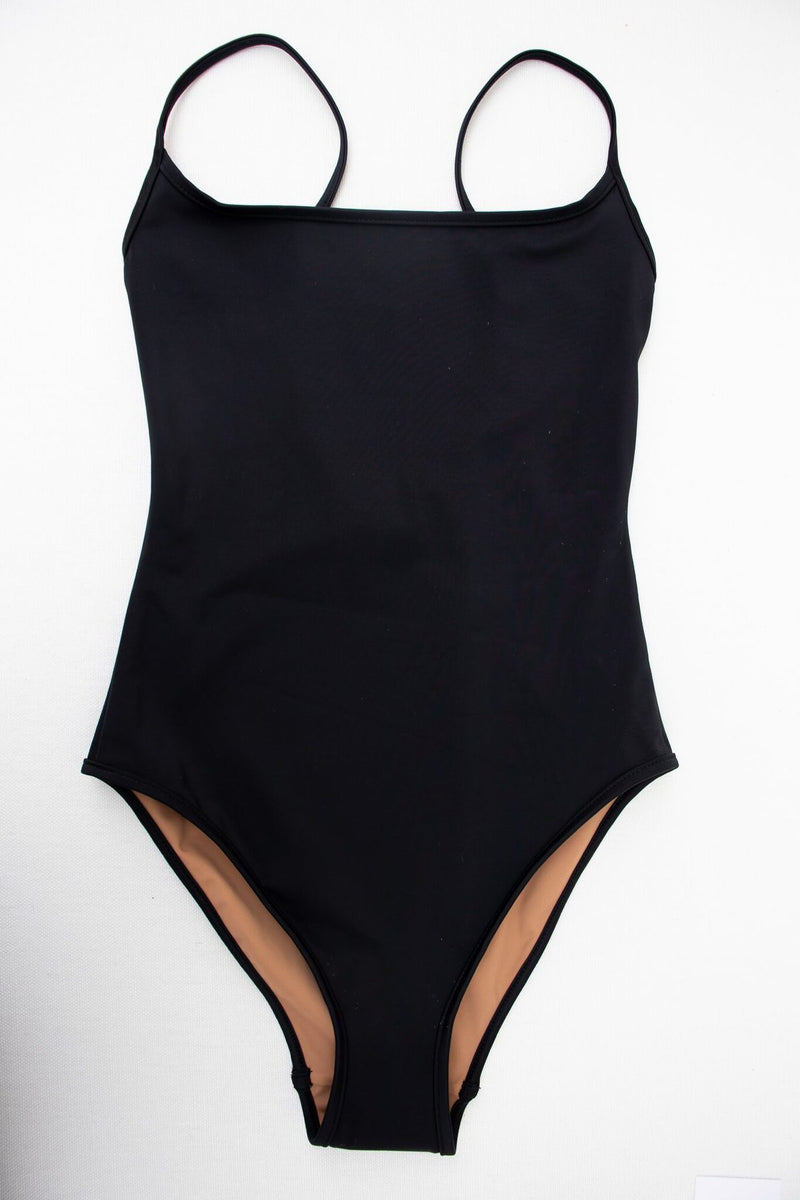 Nu Swim, One Piece Swimsuit, Black