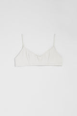 Nu Swim white bikini top