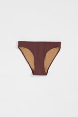 Nu Swim High Cut Bikini Bottom Brown