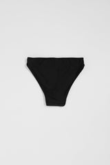 Nu Swim High Cut Bikini Bottom Black 