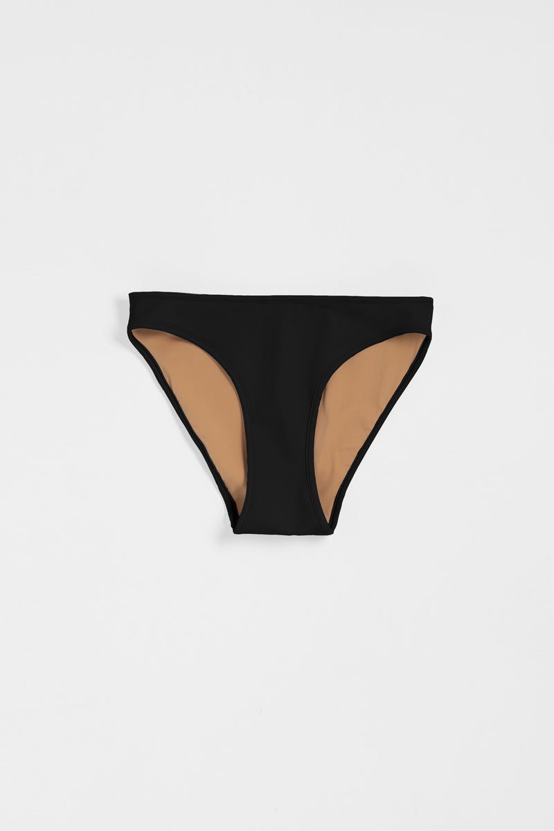 Nu Swim High Cut Bikini Bottom Black