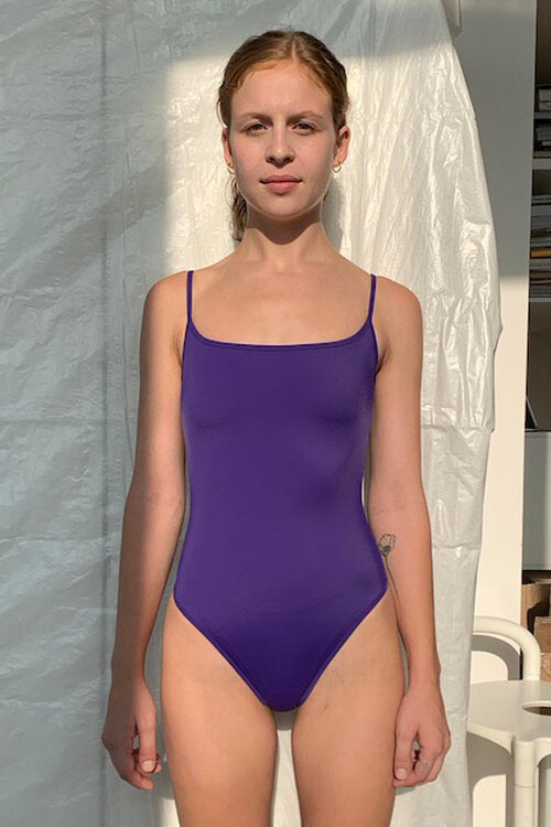 Nu Swim, One Piece Swimsuit, Purple 