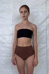 Nu Swim bikini bottom high waist Brown