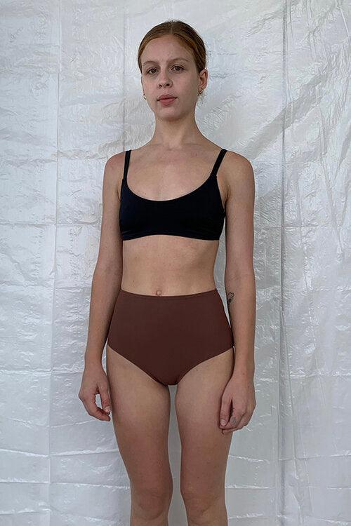 Nu Swim bikini bottom high waist Brown