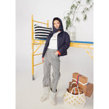 Kule The Trevor Navy Puffer Jacket with Hood Women