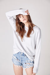 The Sept Cashmere Crew neck Light Grey Women's sweater