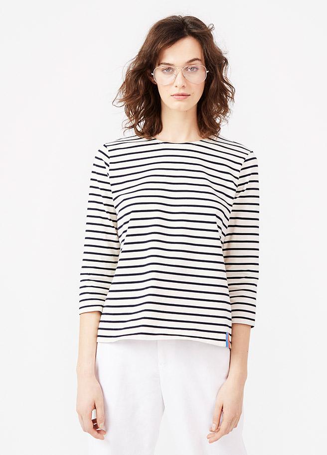 Kule Classic Striped Longsleeve with 3/4 sleeve