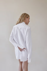 The Sept white cotton masculine shirt for women