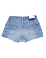 ReDone Vintage Levis Mid Rise Blue Short