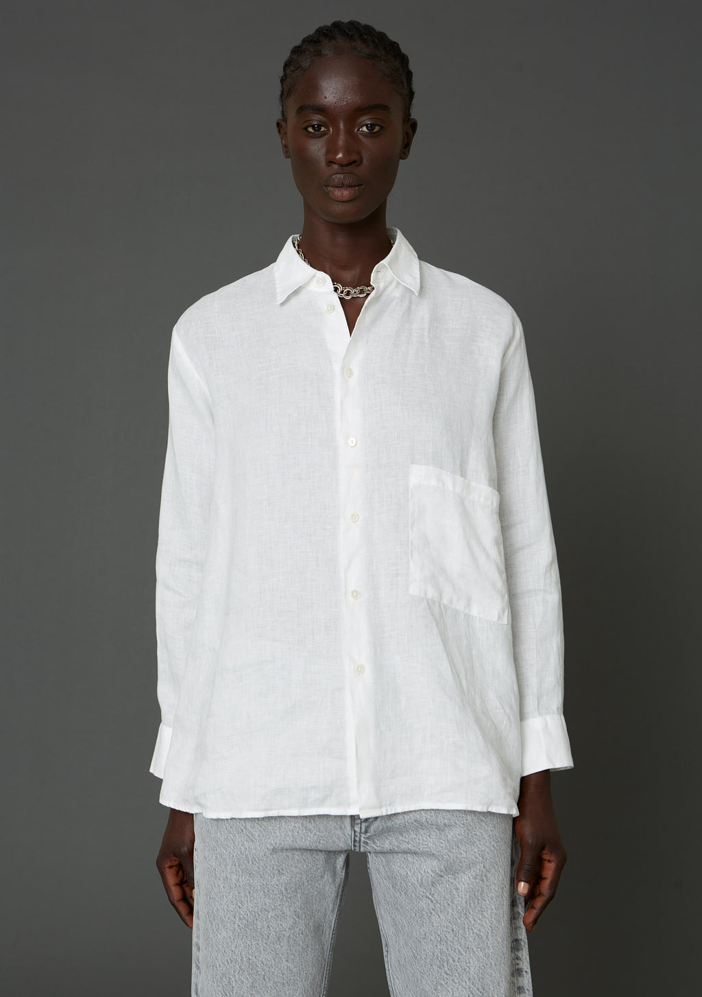 Elma Linen Shirt - Offwhite