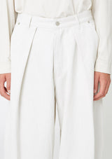 Hope Brick Trousers - wide leg - white - cotton - women